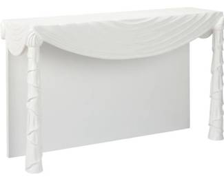 6064 - Drape console table by Chelsea House 35 x 56 x 15.5 Retail $2136
