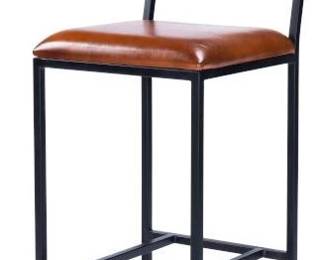 6068 - Butler Specialty Lazarus counter stool 38.5 x 17 x 16 seat height 26.5"
