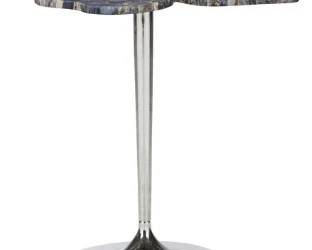 799 - Chelsea House Living Room Petal side table 25x25 quartz top Retail $1101
