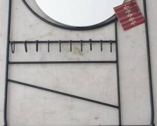 1377 - Hook Mirror by Three Hands 11" x 1.25" x 19.75"
