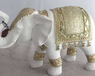 1482 - Elephant Statue - 17 x 7.25 x 11
