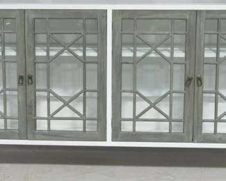 973 - Elk Home Longshore credenza 37x72x12 - top has scratches & nicks
