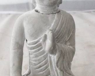 1064 - Buddha Statue by Three Hands 6" x 5.5" x 10"
