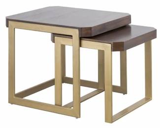 6002 - Elk Home Crafton Nesting Table set of 2 24 x 28 x 24 Retail $1290
