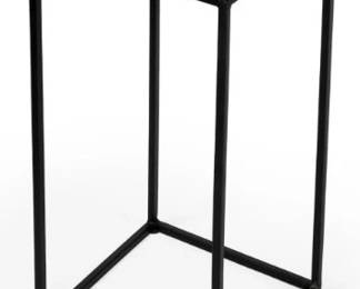 6081 - Butler Lacrossa end table in bronze & iron 24.5 x 12 x 12
