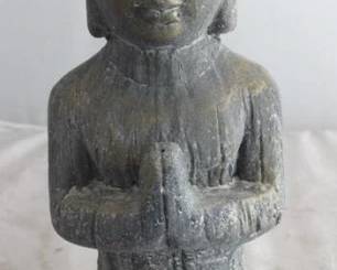 1410 - Kneeling Buddha 7.25 x 5.75 x 16.5
