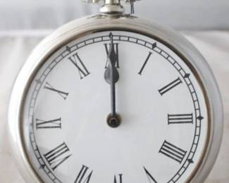 1277 - Clock by Three Hands 6" x 4" x 10"
