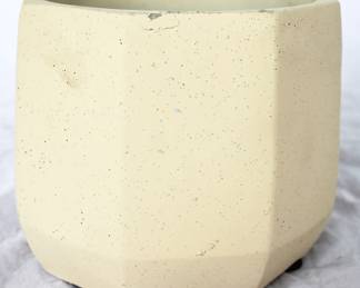 55 - Speckled Three Hands Planter 6.25" x 6.25" x 5"
