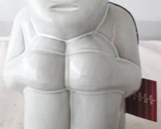 1238 - Moai Statue by Three Hands 6" x 5.25" x 8.75"
