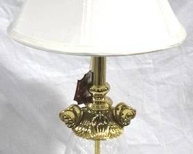 1366x - Decorative cut glass 28" lamp
