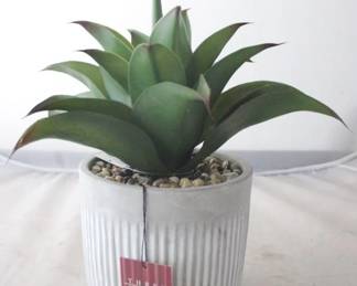 1184 - Artificial Plant by Three Hands 13" x 13" x 4"
