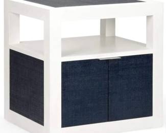 6092 - Wildwood La Costa bedside table, 2 door 24 x 30 x 30 Retail $2114 some scratches
