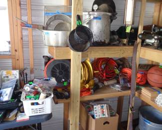 Galvanized Tubs, Vintage Christmas Lights, Extension Cords