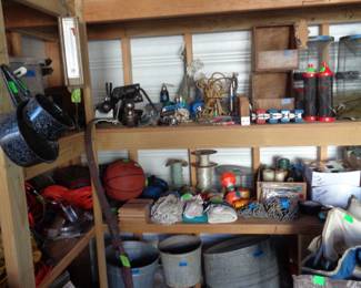 Galvanized tubs, Coolers, etc.
