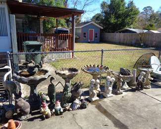 Assorted Yard Statuary