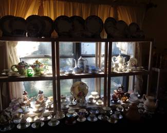 Assorted Collectible Teacups, Saucers, Tea Sets & Plates