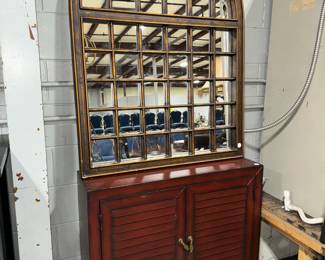 Cabinet and Decorative Mirror Orlando