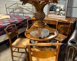 Pineapple Tables and Vintage Chairs Orlando'