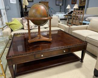 Coffee Table and Globe 