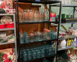 variety of 1858 jars
