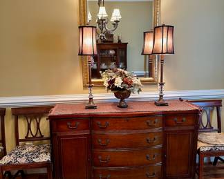 Breakfront buffet/sideboard.