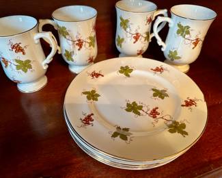 Royal Victoria fine bone china made in England.