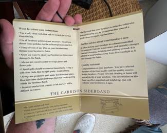 The Garrison sideboard