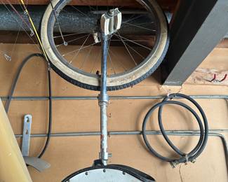 Vintage unicycle 