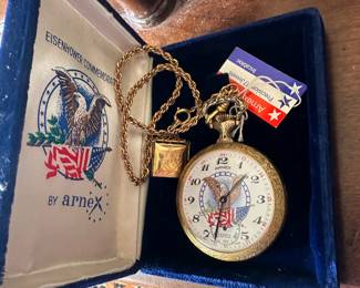Armed bicentennial pocket watch 