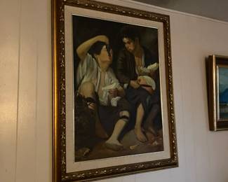 RARE FIND - Original oil from Mexico City painter Pablo Valero Herrera.