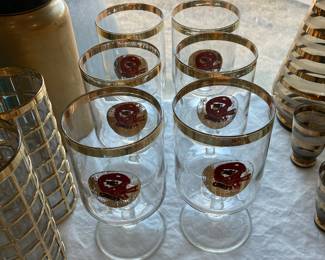 vintage Kansas City Chiefs glasses