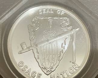 1972 Osage Nation commemorative coin