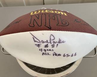 Signed by Dave Parks