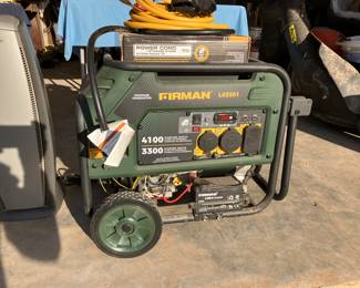 barely used Firman generator