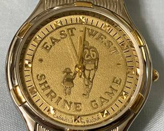 Holub's East-West Shrine Game Bulova watch