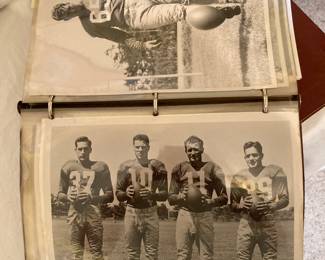 1940s Philadelphia Eagles--part of a scrapbook