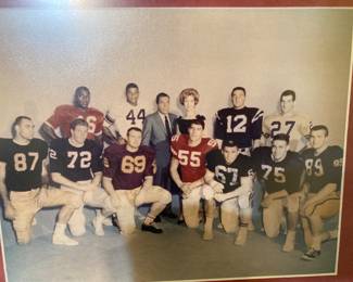 1959 All Americans on the Ed Sullivan Show, Holub #55, Bob Lilly #72, Mike Ditka #89