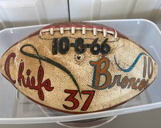 1966 Chiefs game ball