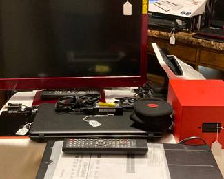 TV/DVD combo, VHS/DVD player, Beats, laptop, tablet, etc.