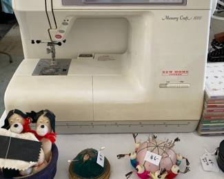 Janome / New Home Memory Craft 8000 with program discs