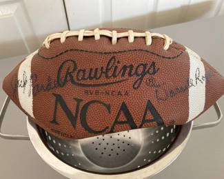 Jack Pardee and Darrell Royal signed ball