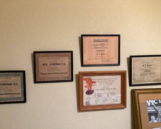 Holub's All American commendations