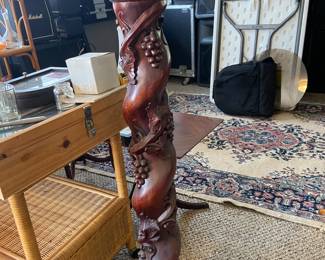 Rosewood plant stand