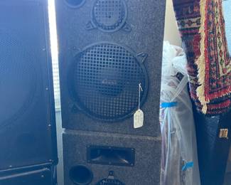 Many speakers of every size