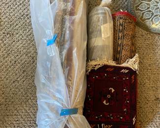 Assorted sizes of Persian rugs