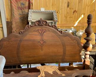 Outside in carport is a plethora of things to go through . 