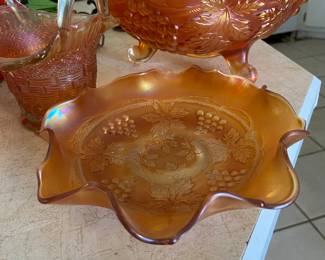 Vintage Carnival glass