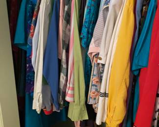 Lots of nice ladies clothes 