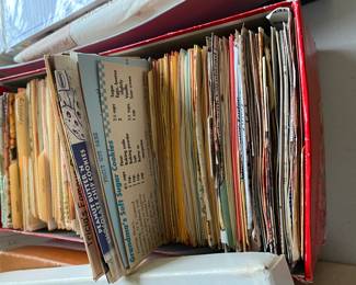 Lots of vintage personal receips