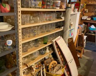 Jars cups and some rare items